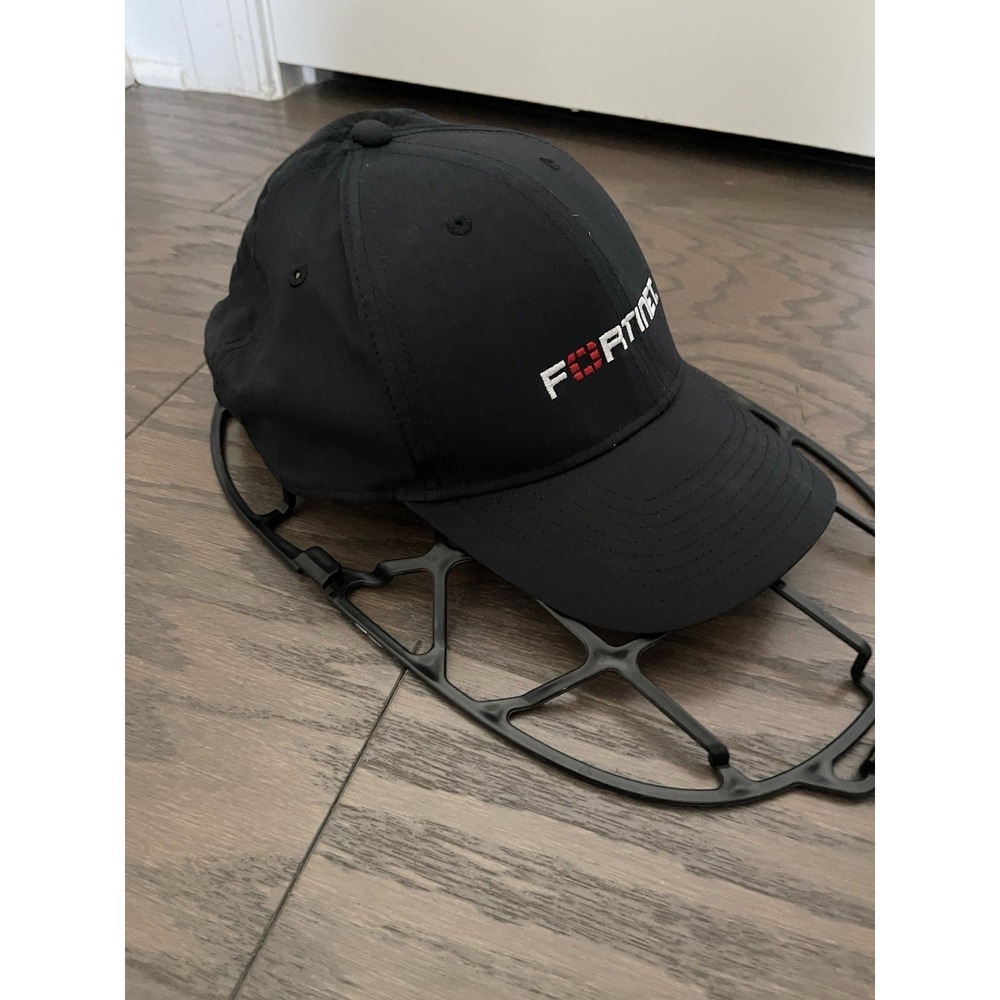 Fortinet Dad Hat Black Nike Golf Dri Fit Legscy91 Adjustable Strap - Picture 3 of 5